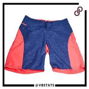 Vineyard Vines Men's Linear Tuna Pieced Swim Board Shorts Moonshine Size 33
